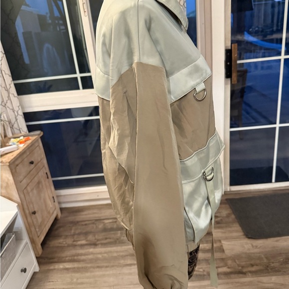 Forever 21 Men's Olive and Khaki Field Jacket - Picture 8 of 9